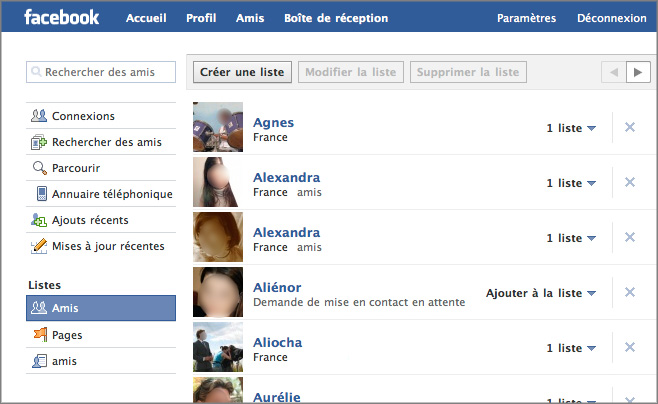 Rencontre des amis sur facebook